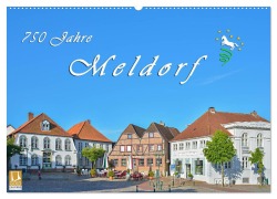 Cover-Bild zum Titel '750 Jahre Meldorf (Wandkalender 2026 DIN A2 quer), CALVENDO Monatskalender' von 'Rainer Plett'