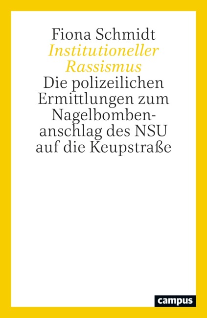 Institutioneller Rassismus - Fiona Schmidt