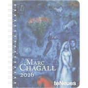 Cover-Bild zum Titel 'Marc Chagall 2026 - Diary - Buchkalender - Taschenkalender - Kunstkalender - 16,5x21,6' von ''