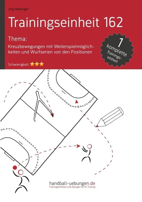 Kreuzbewegung mit Weiterspielmöglichkeiten und Wurfserien von den Positionen (TE 162) - Jörg Madinger