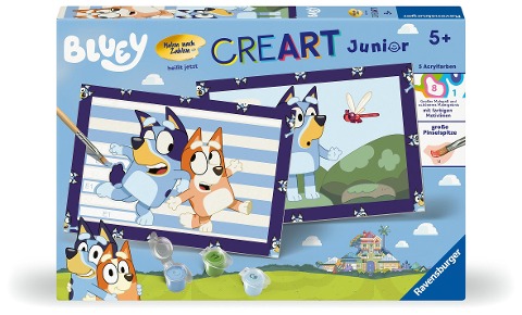 CreArt, Malen nach Zahlen Junior - Bluey - 