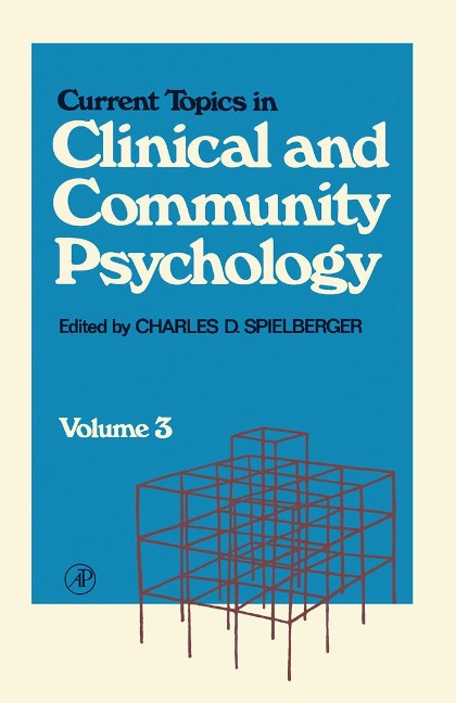 Current Topics in Clinical and Community Psychology - 