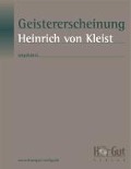 Cover-Bild zum Titel 'Geistererscheinung' von 'Heinrich von Kleist'