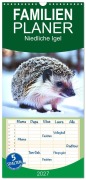 Cover-Bild zum Titel 'Familienplaner 2027 - Niedliche Igel mit 5 Spalten (Wandkalender, 21 x 45 cm) CALVENDO' von 'Steffani Lehmann'