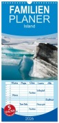 Cover-Bild zum Titel 'Familienplaner 2026 - Island mit 5 Spalten (Wandkalender, 21 x 45 cm) CALVENDO' von 'Frauke Scholz'