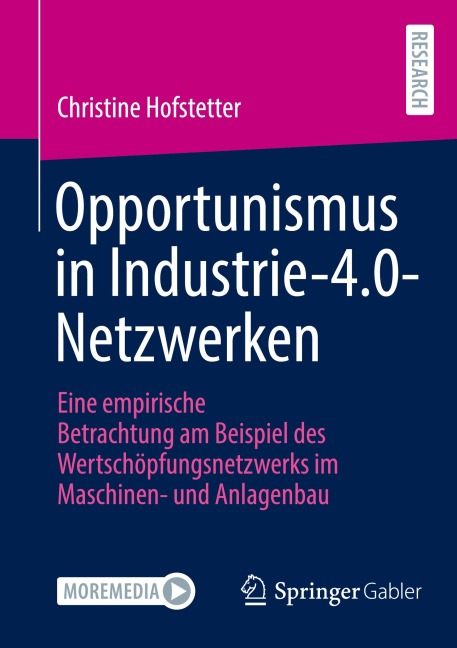 Opportunismus in Industrie-4.0-Netzwerken - Christine Hofstetter