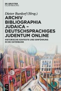 Cover-Bild zum Titel 'Archiv Bibliographia Judaica - Deutschsprachiges Judentum Online' von ''