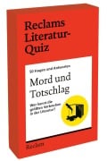 Cover-Bild zum Titel 'Mord und Totschlag. Wer kennt die größten Verbrechen in der Literatur? 50 Fragen und Antworten für Büchermenschen' von ''