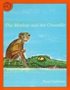 Cover-Bild zum Titel 'The Monkey and the Crocodile' von 'Joanna C Galdone'