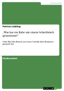 Cover-Bild zum Titel '"Was hat ein Rabe mit einem Schreibtisch gemeinsam?"' von 'Patricia Liebling'