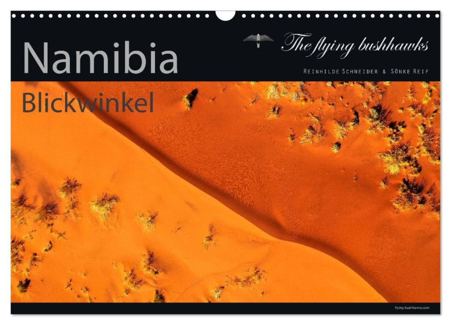 Namibia Blickwinkel 2026 (Wandkalender 2026 DIN A3 quer), CALVENDO Monatskalender - The Flying Bushhawks