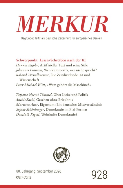 MERKUR 9/2026, Jg.80 - 