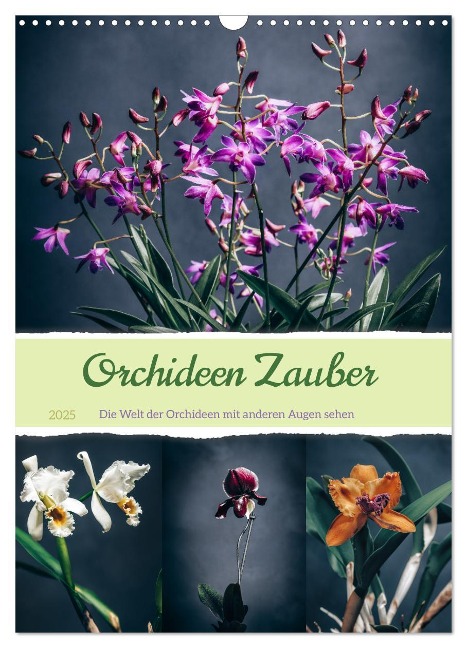Orchideen Zauber (Wandkalender 2025 DIN A3 hoch), CALVENDO Monatskalender - Steffen Gierok-Latniak