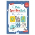Cover-Bild zum Titel 'Trötsch Mein Spurrillenblock Buchstaben Übungsbuch' von ''