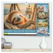 Cover-Bild zum Titel 'Snoozers Träumende Abenteuer (hochwertiger Premium Wandkalender 2026 DIN A2 quer), Kunstdruck in Hochglanz' von 'Steffen Gierok-Latniak'