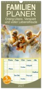 Cover-Bild zum Titel 'Familienplaner 2027 - Orang-Utans. Verspielt und voller Lebensfreude mit 5 Spalten (Wandkalender, 21 x 45 cm) CALVENDO' von 'Rose Hurley'