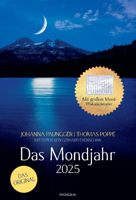 Das Mondjahr 2025 - Wand-Spiralkalender - Johanna Paungger, Thomas Poppe