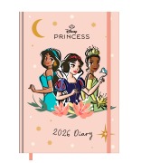 DISNEY PRINCESS - Buchkalender im Format 14,8 x 21 - 