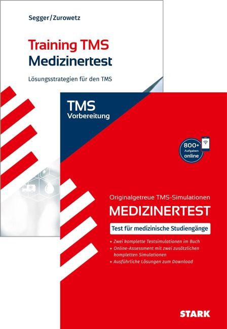 STARK TMS Vorteilspaket - Testsimulationen/ Training TMS 2026 - Der Medizinertest - Felix Segger, Pauline Stieber, Werner Zurowetz, Rebecca Geiser, Edmund Constantin Niederau