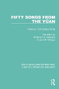 Cover-Bild zum Titel 'Fifty Songs from the Yüan' von ''
