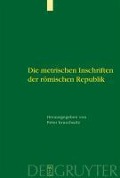Cover-Bild zum Titel 'Die metrischen Inschriften der römischen Republik' von ''