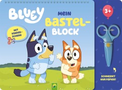 Cover-Bild zum Titel 'Bluey Mein Bastelblock mit kindersicherer Schere' von ''
