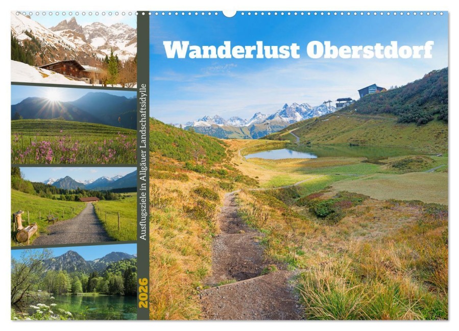 Wanderlust Oberstdorf (Wandkalender 2026 DIN A2 quer), CALVENDO Monatskalender - SusaZoom SusaZoom