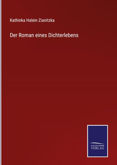 Der Roman eines Dichterlebens - Kathinka Halein Zianitzka