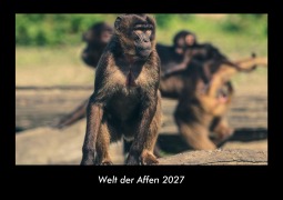 Cover-Bild zum Titel 'Welt der Affen 2027 Fotokalender DIN A3' von 'Tobias Becker'