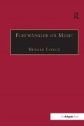 Cover-Bild zum Titel 'Furtwängler on Music' von 'Ronald Taylor'