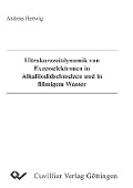 Cover-Bild zum Titel 'Ultrakurzzeitdynamik von Exzesselektronen in Alkaliiodidschmelzen und in flüssigem Wasser' von ''