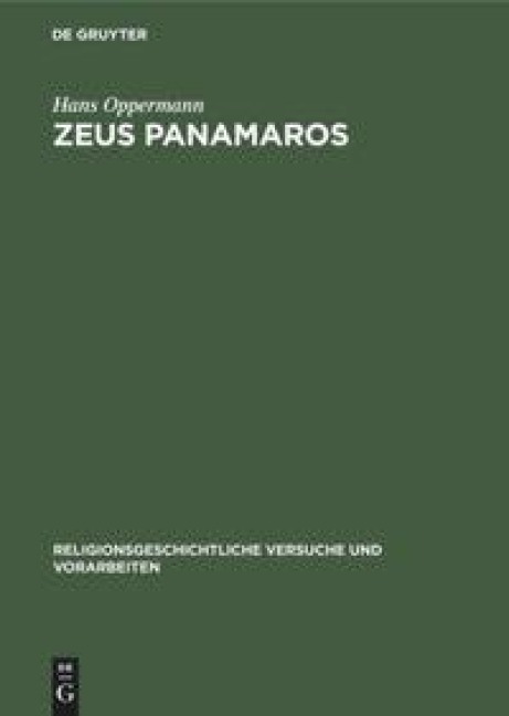Zeus Panamaros - Hans Oppermann