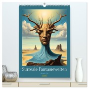 Cover-Bild zum Titel 'Surreale Fantasiewelten (hochwertiger Premium Wandkalender 2026 DIN A2 hoch), Kunstdruck in Hochglanz' von 'Renate Utz'
