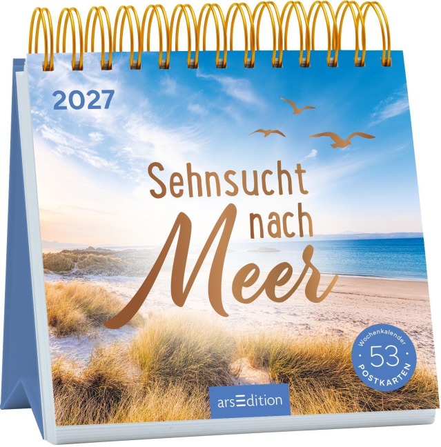 Postkartenkalender Sehnsucht nach Meer 2027 - 