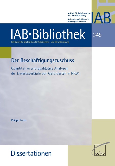 Der Beschäftigungszuschuss - Philipp Fuchs