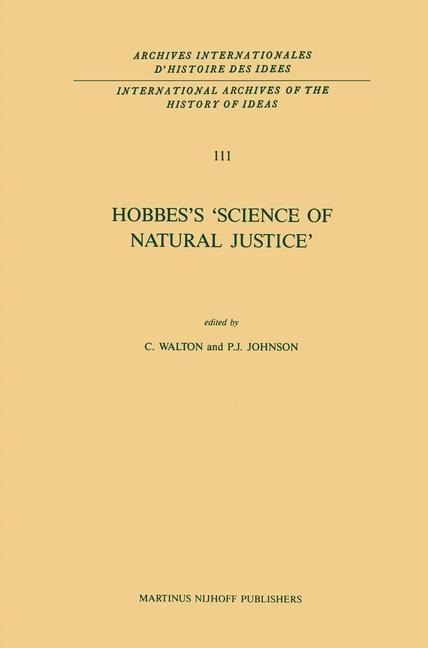 Hobbes's 'Science of Natural Justice' - 