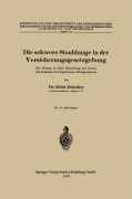 Die schwere Staublunge in der Versicherungsgesetzgebung - Erich Beintker