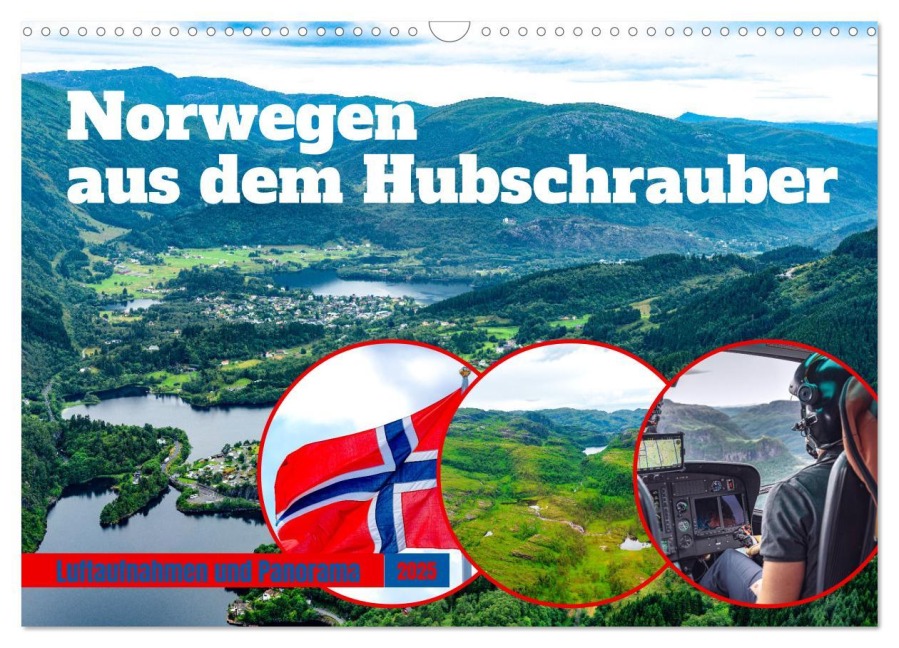 Norwegen aus dem Hubschrauber - Luftaufnahmen und Panorama (Wandkalender 2025 DIN A3 quer), CALVENDO Monatskalender - Www. Bihlmayer-Media. Com Www. Bihlmayer-Media. Com