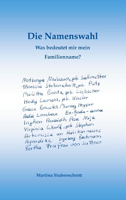 Die Namenswahl - Martina Stubenschrott