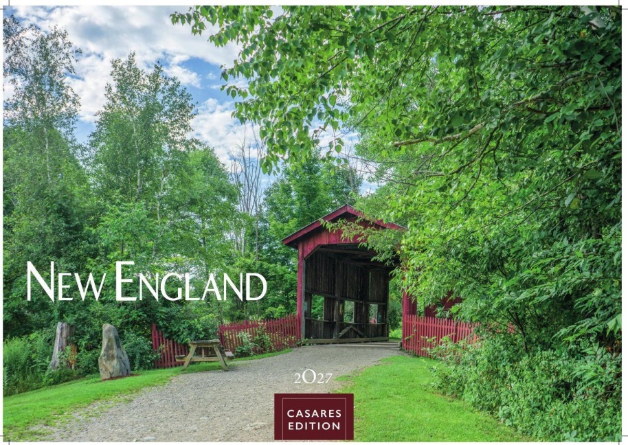 New England Kalender 2027 - Wandkalender | Fotokalender Nordamerika 24x35cm 12 beeindruckende Fotos dieser Region in Spitzenqualität. - 