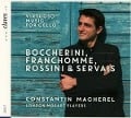 Cover-Bild zum Titel 'Virtuose Musik für Cello' von 'Macherel/Comberti/London Mozart Players'