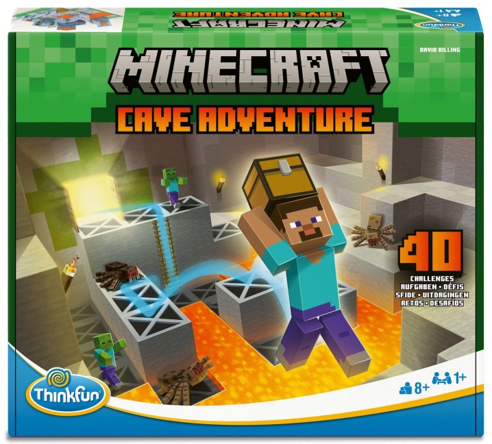 ThinkFun Minecraft Cave Adventure - Das spannende Logikspiel aus der Welt von Minecraft - ab 8 Jahren - David Killings