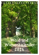 Cover-Bild zum Titel 'Wald- und Wiesenkalender 2026 Planer (Tischkalender 2026 DIN A5 hoch), CALVENDO Monatskalender' von 'Marianne Drews'
