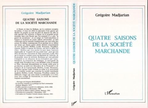 Quatre saisons de la société marchande - Madjarian