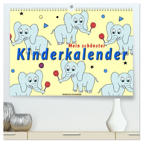 Mein schönster Kinderkalender (hochwertiger Premium Wandkalender 2025 DIN A2 quer), Kunstdruck in Hochglanz - Peter Roder