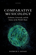 Cover-Bild zum Titel 'Comparative Musicology' von 'Patrick E. Savage'