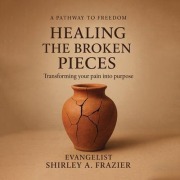 Cover-Bild zum Titel 'Healing the Broken Pieces' von 'Evangelist Shirley A. Frazier'