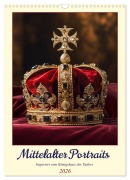 Cover-Bild zum Titel 'Mittelalter Portraits. Inspiriert vom Königshaus der Tudors (Wandkalender 2026 DIN A3 hoch), CALVENDO Monatskalender' von 'Rose Hurley'