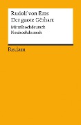 Cover-Bild zum Titel 'Der guote Gêrhart / Der gute Gerhart' von 'Rudolf von Ems'