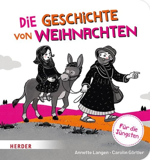 Die Geschichte von Weihnachten Kontrastbuch (Pappbilderbuch) - Annette Langen